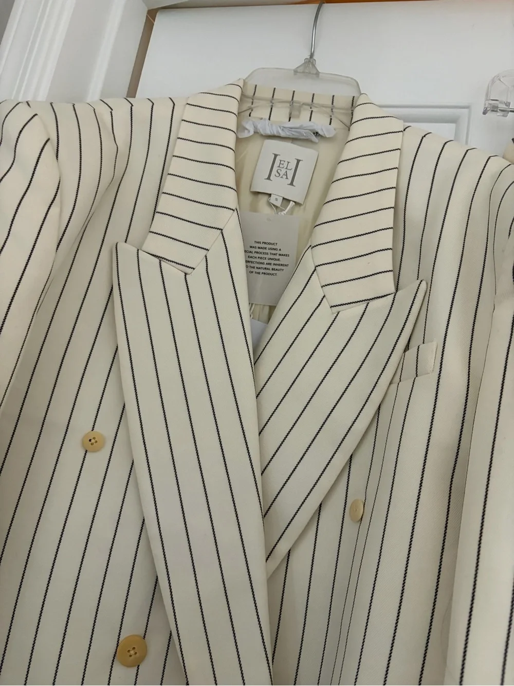 Helsa Pinstripe Blazer & Dress Set